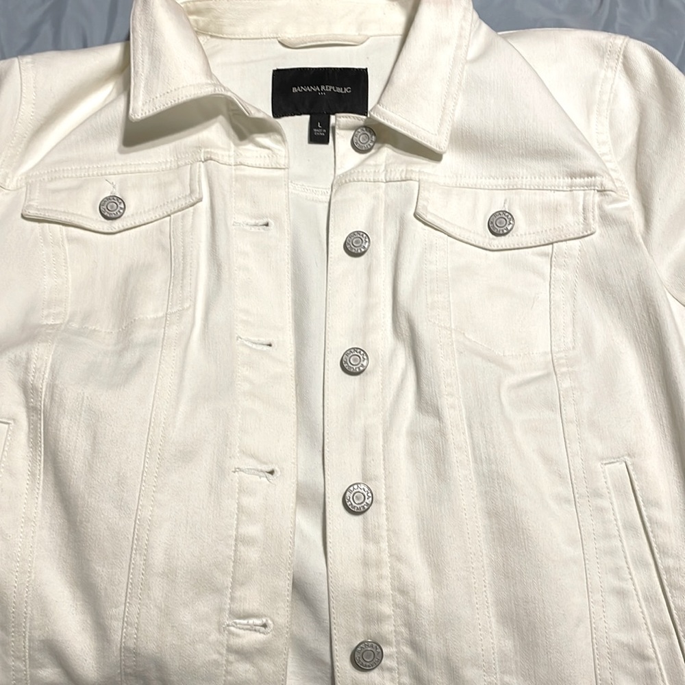 White Denim Jacket